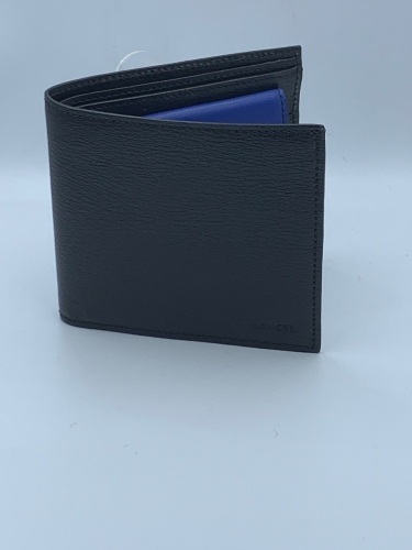 Lancel Pablo Classic Coin Wallet Black/Blue A08199FQTU