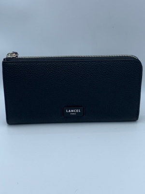 Lancel Ninon Slim Zip Wallet Black A0997410TU