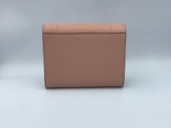 Lancel Ninon Flap Compact Wallet M Sunset Pink A10296ZKTU - 2