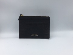 Lancel Zip Card Holder L Noir Black A0880710TU