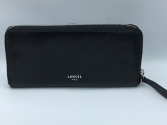 Lancel Clic Slim Zip Wallet Black A1008510TU - 2