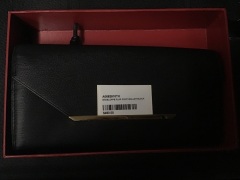 Lancel Enveloppe Flap Cont Wallet Black A0682910TU - 3