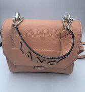 Lancel Ninon Flap Bag M Sunset Pink A09222ZKTU - 3