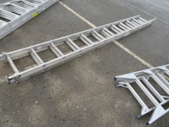 Bailey Extension Ladder, Model: FS20160, aluminium - 2