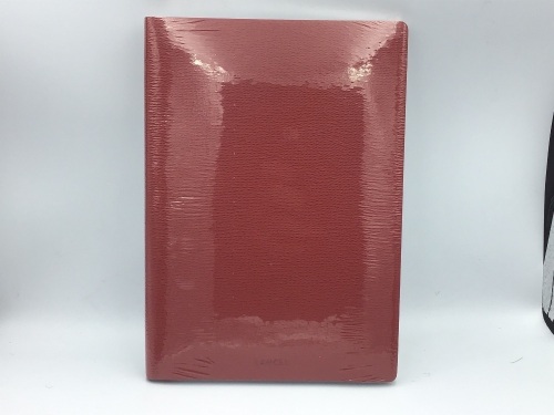 Lancel Signature Leather Notebook Red A08569IRTU