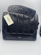 Lancel Ninon Flap Bag M Quilted Black A1112810TU - 2