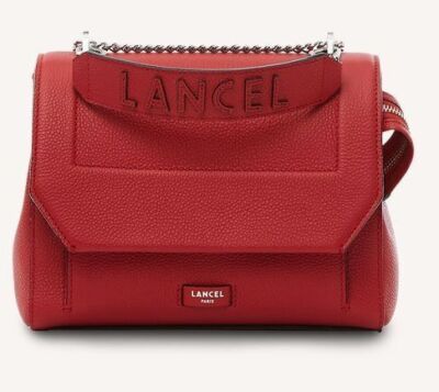 Lancel Ninon Flap Bag S Red Lancel A09222IRTU