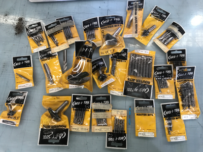 Approx 200 assorted Router Bits and Cutting Tools