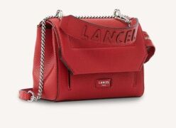 Lancel Ninon Flap Bag S Red A09221IRTU - 2