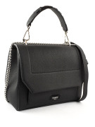 Lancel Ninon Flap Bag M Black A0922210TU - 2
