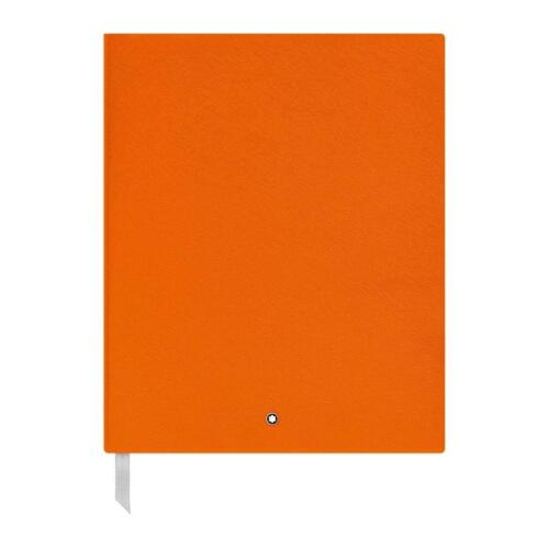 Montblanc 149 Lucky Orange Leather Lined Stationary Notebook 116224
