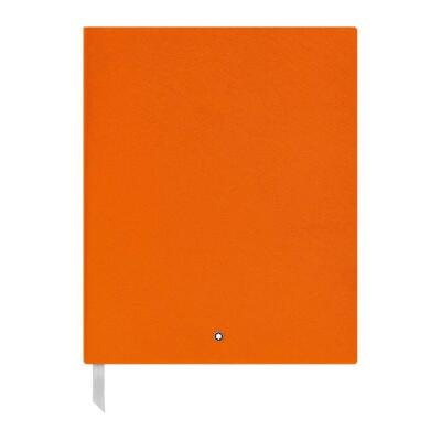 Montblanc 149 Lucky Orange Leather Lined Stationary Notebook 116224