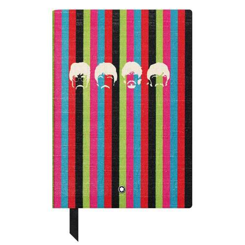 Montblanc 146 Refined Silk Fabric Cover Lined Stationary Notebook Beatles 116400