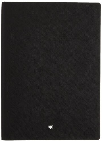 Montblanc 146 Leather Cover Notebook Black 116401