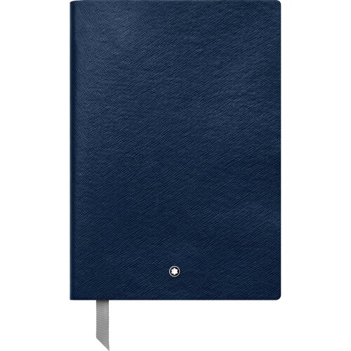 Montblanc 146 Leather Cover Lined Stationary Notebook Indigo 113593