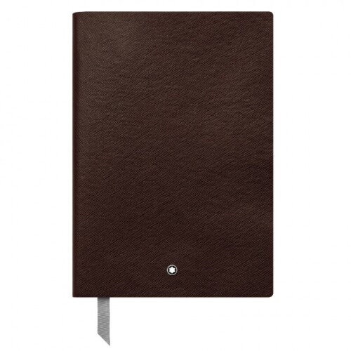 Montblanc 146 Leather Cover Lined Stationary Notebook Tobacco 113590