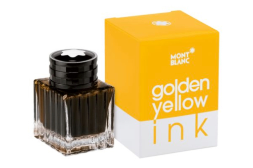 2x Packs of Montblanc Golden Yellow 30ml Ink 112723