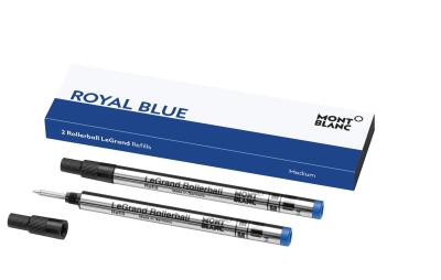 2x Packs of Montblanc Pacific Blue Medium 2 Rollerball LeGrand Refills 105165