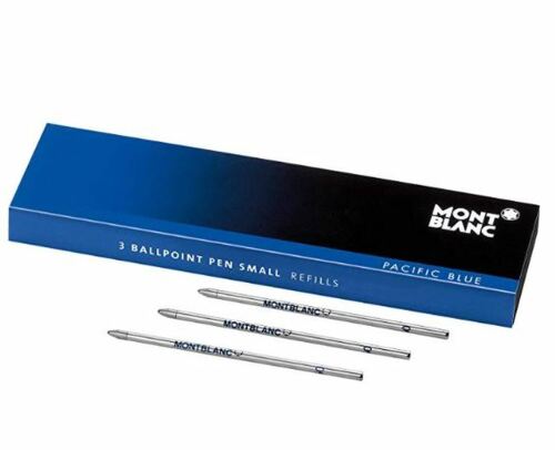 2x Packs of Montblanc Pacific Blue 3 Small Refills 116194