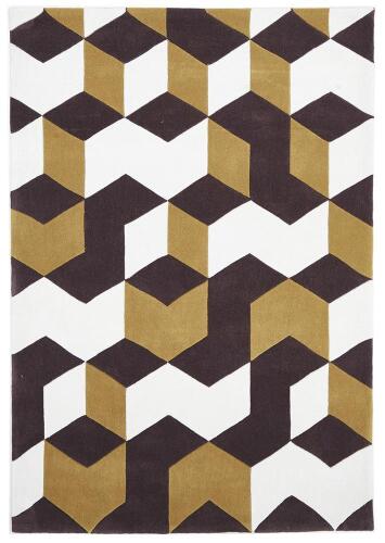 Gold Collection 647 Yellow Rug 280x190cm
