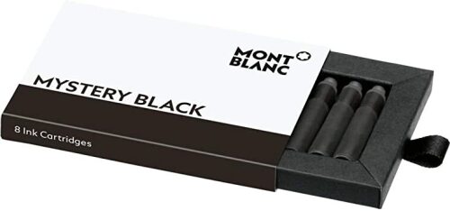 2x Packs of Montblanc Mystery Black 8 Fountain Pen Ink Catridges 105191