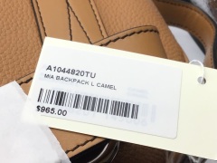 Lancel Mia Backpack L Camel A1044820TU - 4
