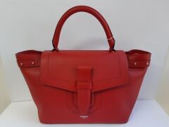 Lancel Neo Charlie Handbag M Red A10508IRTU - 2