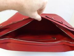 Lancel Neo Charlie Shoulder Bag L Red A10509IRTU - 3