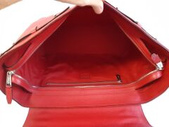 Lancel Neo Charlie Shoulder Bag L Red A10509IRTU - 3