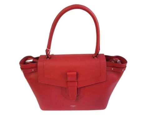 Lancel Neo Charlie Handbag M Red A10508IRTU