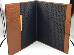 Montblanc Meistershtuck Cognac Leather Medium 8" x 9" Notebook 109208 - 4
