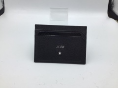 Montblanc 5cc sartorial leather card holder black - 2