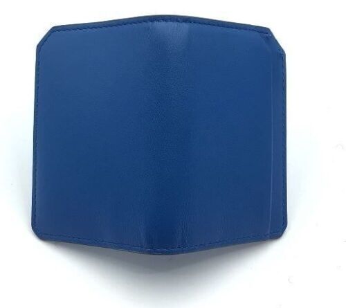 Montblanc business holder blue leather #124100