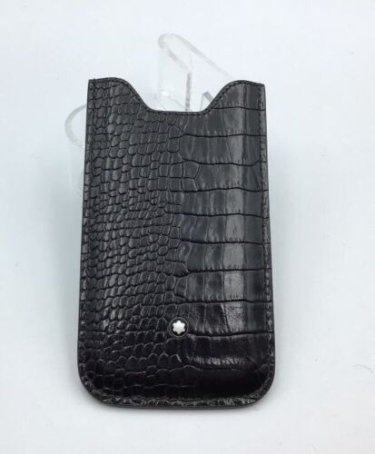 Montblanc Alligator skin mobile phone case (black)