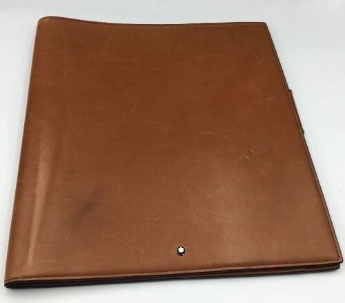 Montblanc Meistershtuck Cognac Leather Medium 8" x 9" Notebook 109208