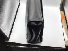 Montblanc black leather shoulder bag - 7