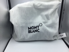 Montblanc Leather Carry Bag Black - 4
