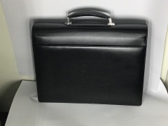 Montblanc Meisterstuck Double Gusset Briefcase in Black 104607 - 2