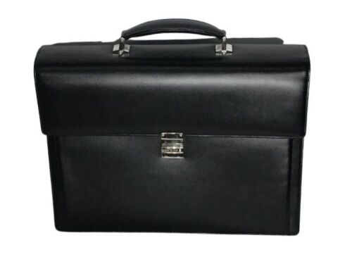 Montblanc Meisterstuck Double Gusset Briefcase in Black 104607
