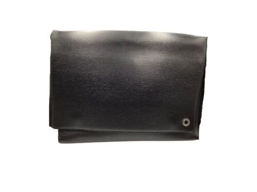 Montblanc black leather shoulder bag