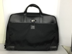 Montblanc black leather briefcase - 2