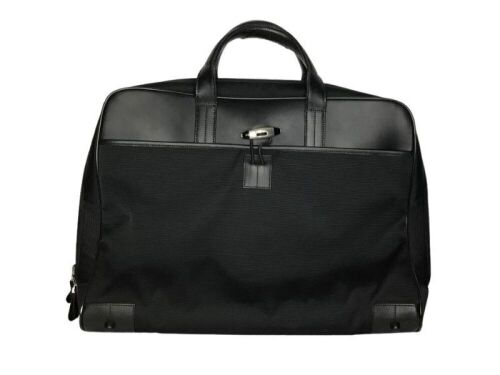 Montblanc black leather briefcase