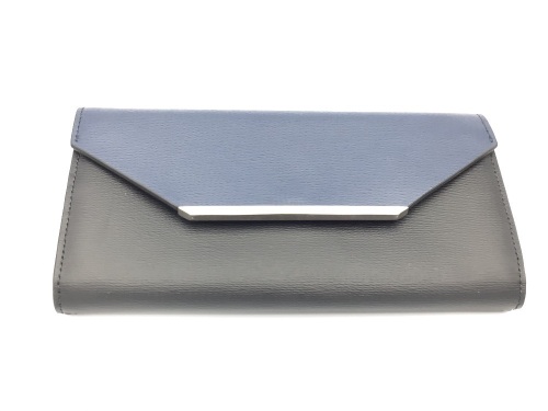 Lancel Enveloppe Flap Cont Wallet Petrol/Blk/Ca A068293HTU