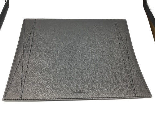 Lancel Signature Leather Mouse Pad Black A0867110TU