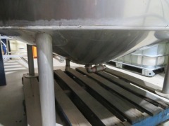 Stainless Steel Jacketed Tank with Agitator - 7