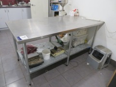 Stainless Steel Topped Workbench - 2
