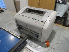 3 x Paper Guillotines & Hewlett Packard Printer - 4