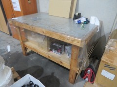 Workbench with Metal Insert - 3