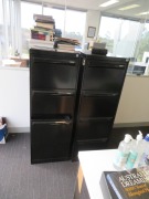 Contents of Office including; Desks, Credenza, 4 Drawer Filing etc - 800 x 380 x 1500mm - 8