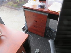 Contents of Office including; Corner Desk, Credenza, 4 Drawer Filing Cabinets etc - 7